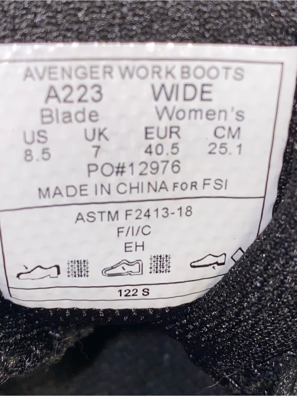 Avenger Work Boots Women’s 8.5W Blade Low Top Work Shoe - Picture 2 of 13